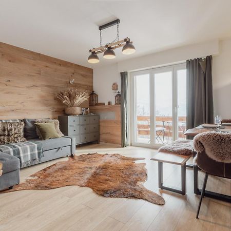 Magnifique Appartement Avec Vue Sur Les Montagnes Crans-Montana Exterior foto