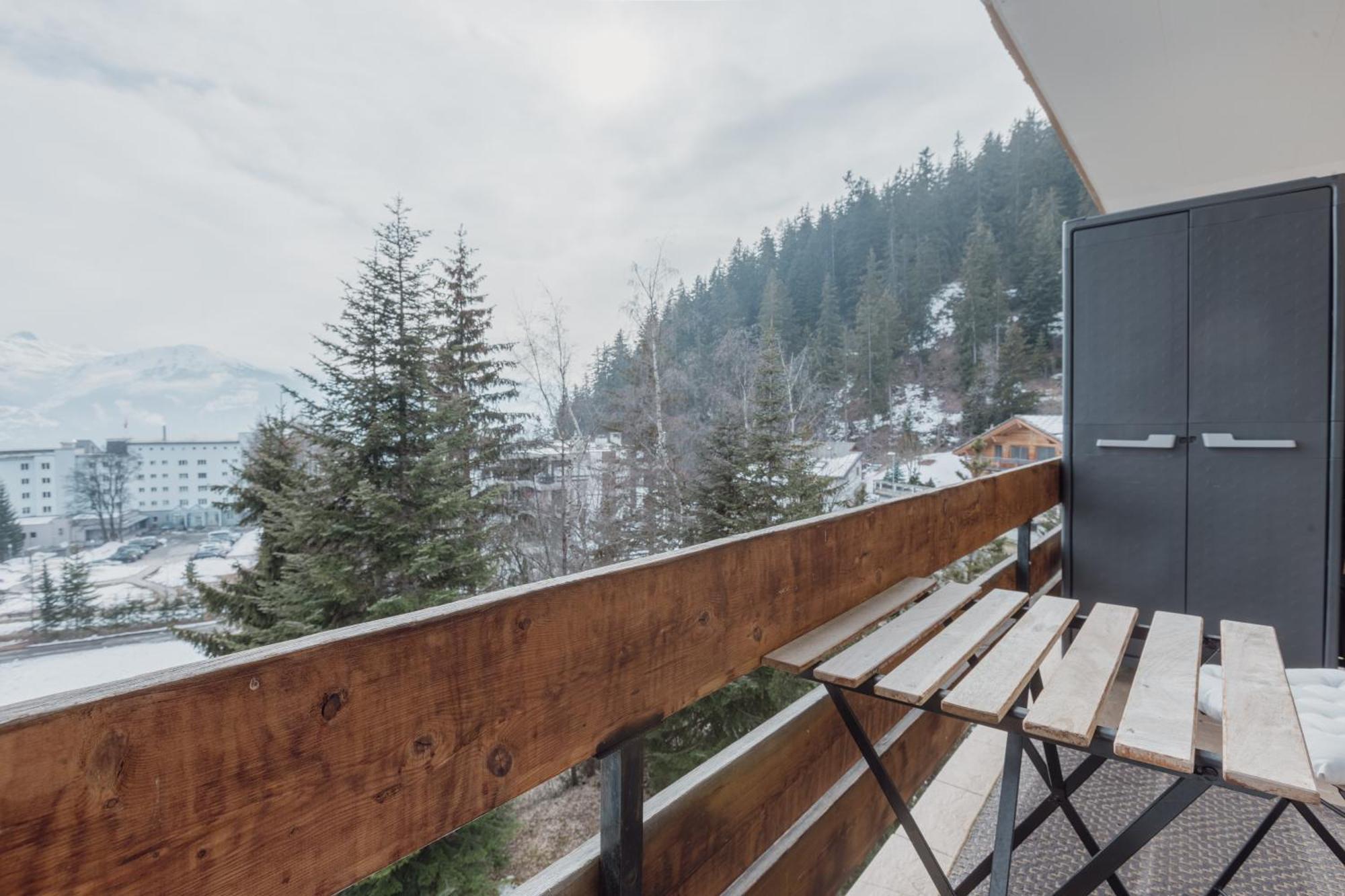 Magnifique Appartement Avec Vue Sur Les Montagnes Crans-Montana Exterior foto